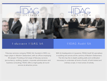Tablet Screenshot of fidag-sa.ch